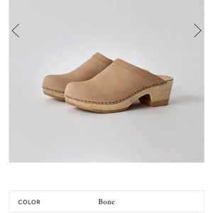 NIB No. 6 clogs Mid heel in Bone